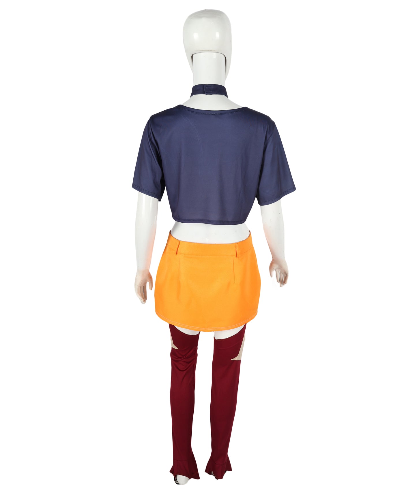 HPO Adult/Teen Women’s Character-Inspired Outfit with Leg socks, T-Shirt, Pants & Accessories | Fantasy Pop Idol Girl Costume | Halloween, Stage & Parties