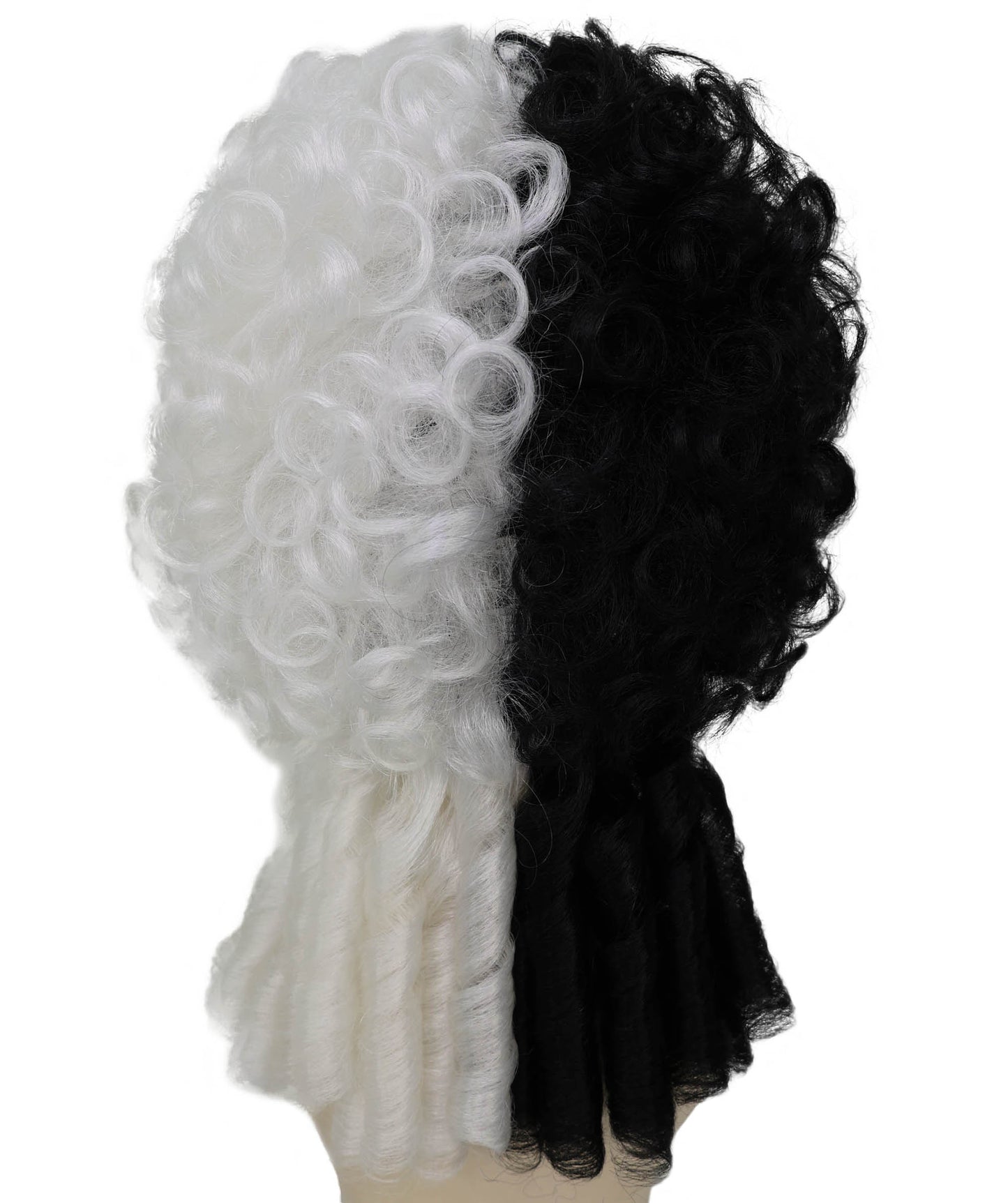 Womens Colonial Lady Wig | Blonde Curly Historical Wigs | Premium Breathable Capless Cap
