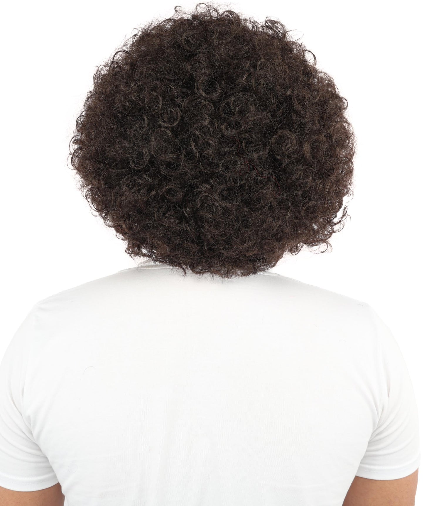 HPO Men's Multi-Color Options Curly Clown Wig | Flame-Retardant Synthetic Fiber and Standard Cap | Ideal for Parties, Cosplay, and Themed Events