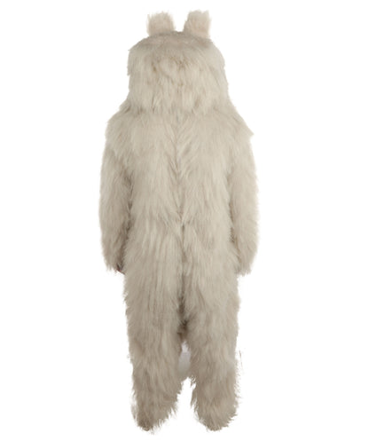 HPO Men’s Grey Animal Costume Bundle & Mask Set | Fluffy Creature Outfit & Hair for Cosplay & Roleplay | Plush Character  Costumes for Parties, Photo Shoots & Themed Events