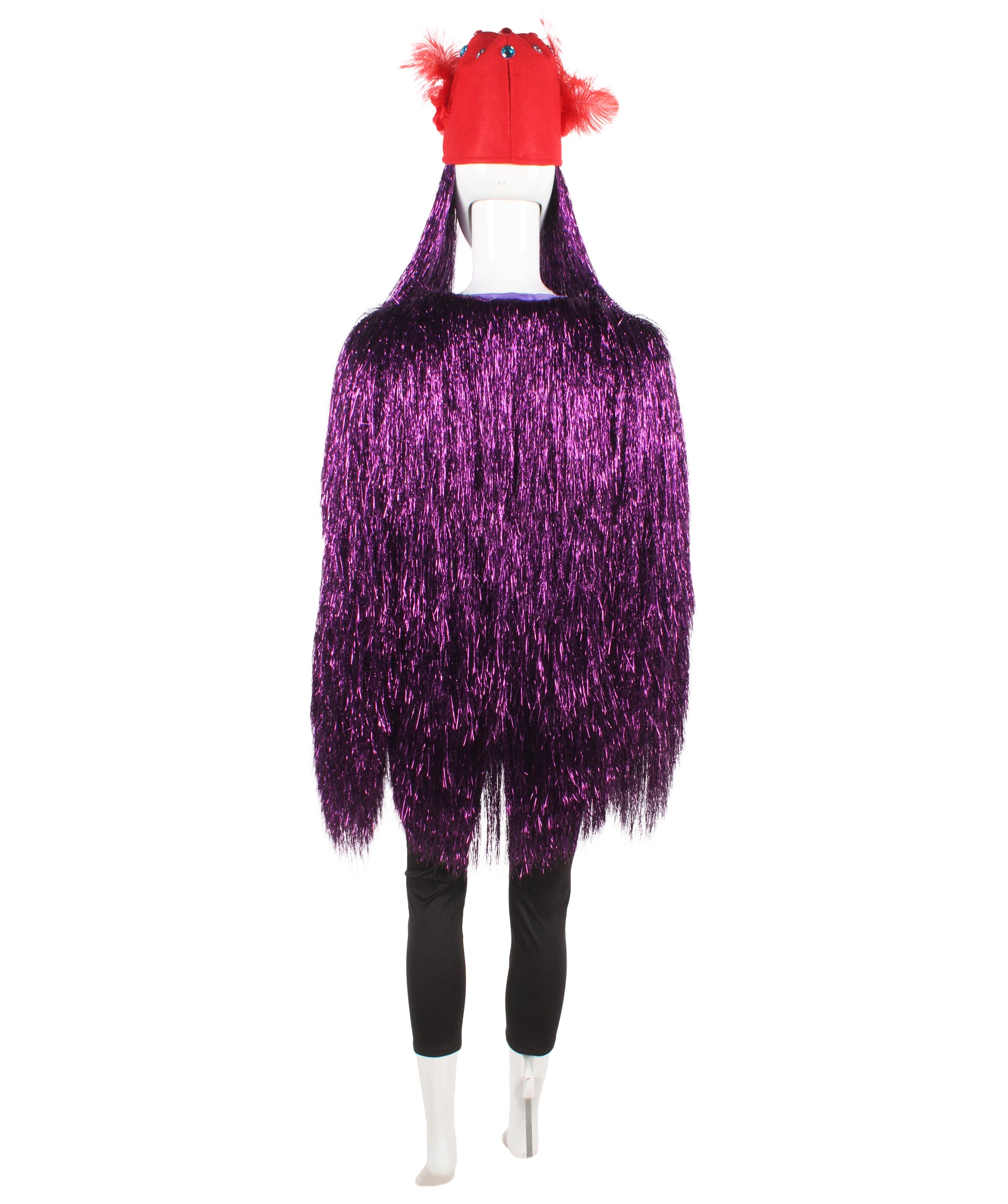 Purple DJ Tinsel Costume