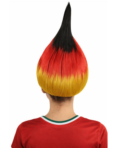 Women's  Flag Troll Wigs | Germany | National Pride Halloween Wigs | Premium Breathable Capless Cap