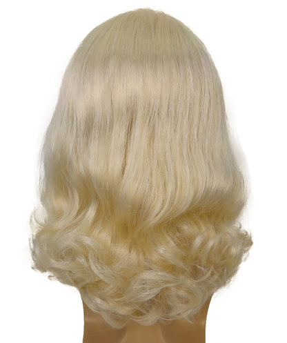 Men's Brown Barebone Medium Wavy Wig | Multicolor Options | Best for Halloween | Flame-retardant Synthetic Fiber