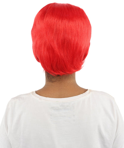 HPO Adult Women’s 10-Inch Short Wig | Multiple Color Options | Celebrity Hairpiece for Costume, Cosplay, and Themed Parties | Sleek and Modern Hairpiece for Versatile Looks