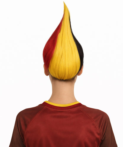 Belgium Flag Sport Troll Wig | Premium Breathable Capless Cap