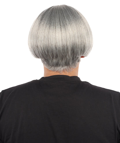 Adult Men’s Earfquake-Inspired Retro Blue Suit Costume & Multiple Bob Wig Bundle | Included sunglass | Bold Retro Look for Cosplay & Costume Events