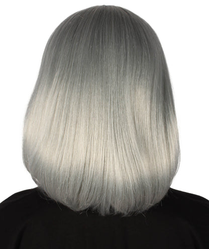 HPO Women's Shoulder Length Bob Wig Collection | Straight Halloween Wig Multiple Color Option | Premium Breathable Capless Cap