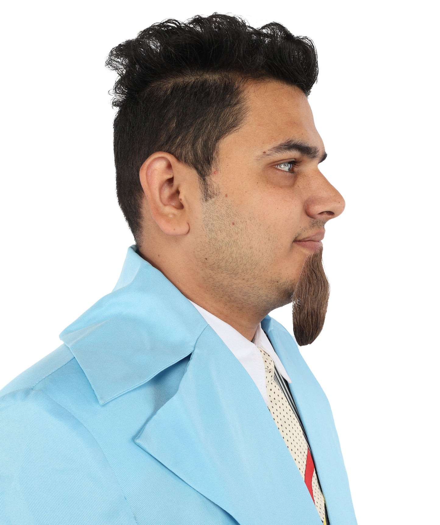 Men's Goatee Synthetic Fiber with Human Hair Blend Beard