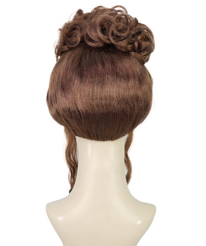 Women's Laurel Leaf Headpiece with Gold Wig | Roman & Greek Goddess-Inspired Accessory for Halloween & Themed Events | Premium Synthetic Hair with Adjustable Fit