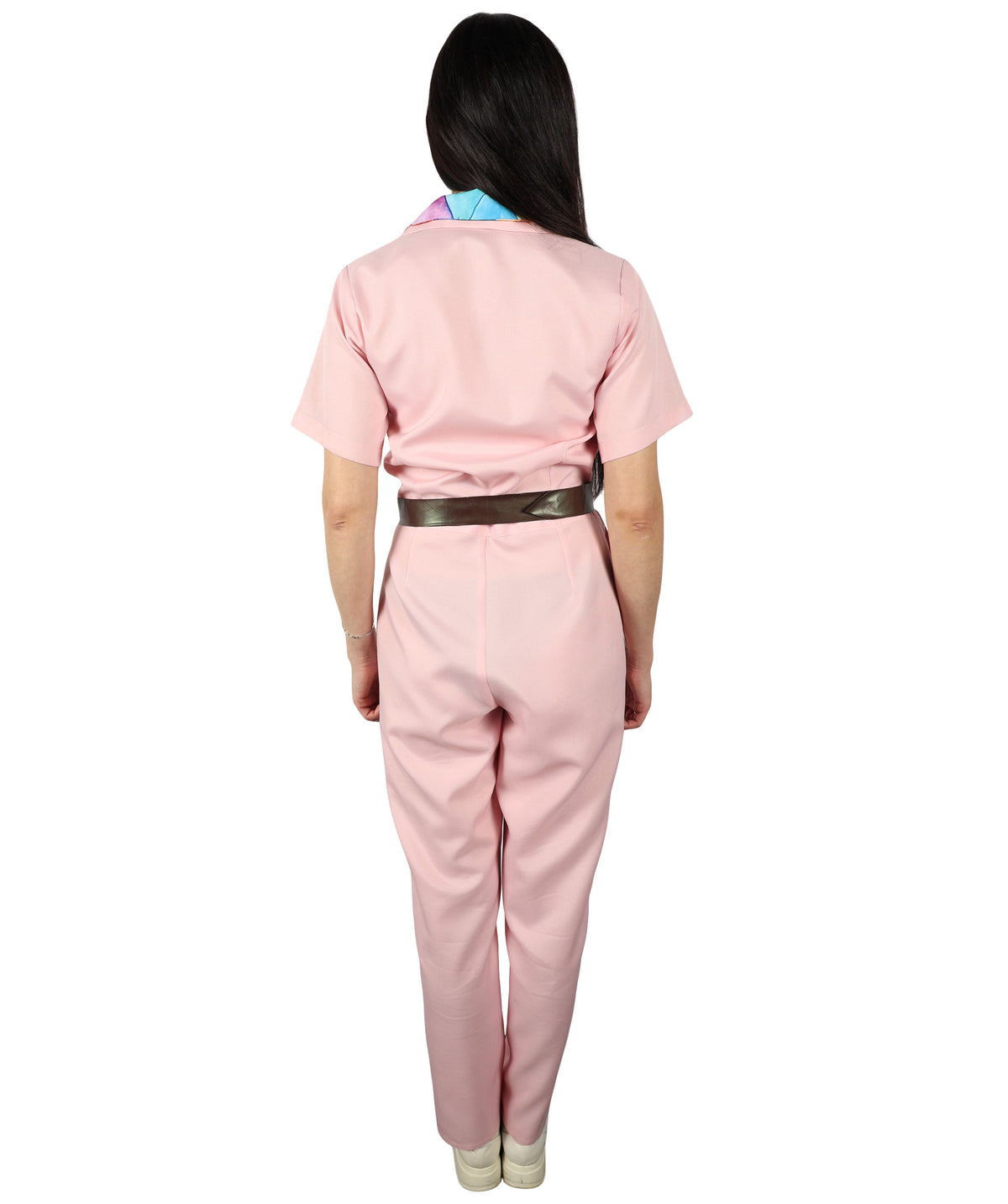 HPO Women's American Action Comedy Movie Character Jody Moreno Pink Jumpsuit, Perfect for Halloween, Flame-retardant Synthetic Fabric