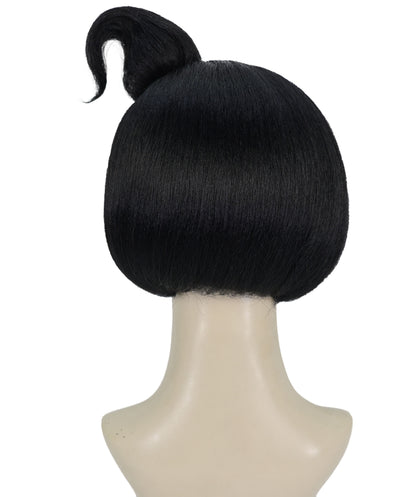 HPO Women’s Lucky Multicolor Wig, Synthetic Fiber Party Hairpiece with Breathable Cap
