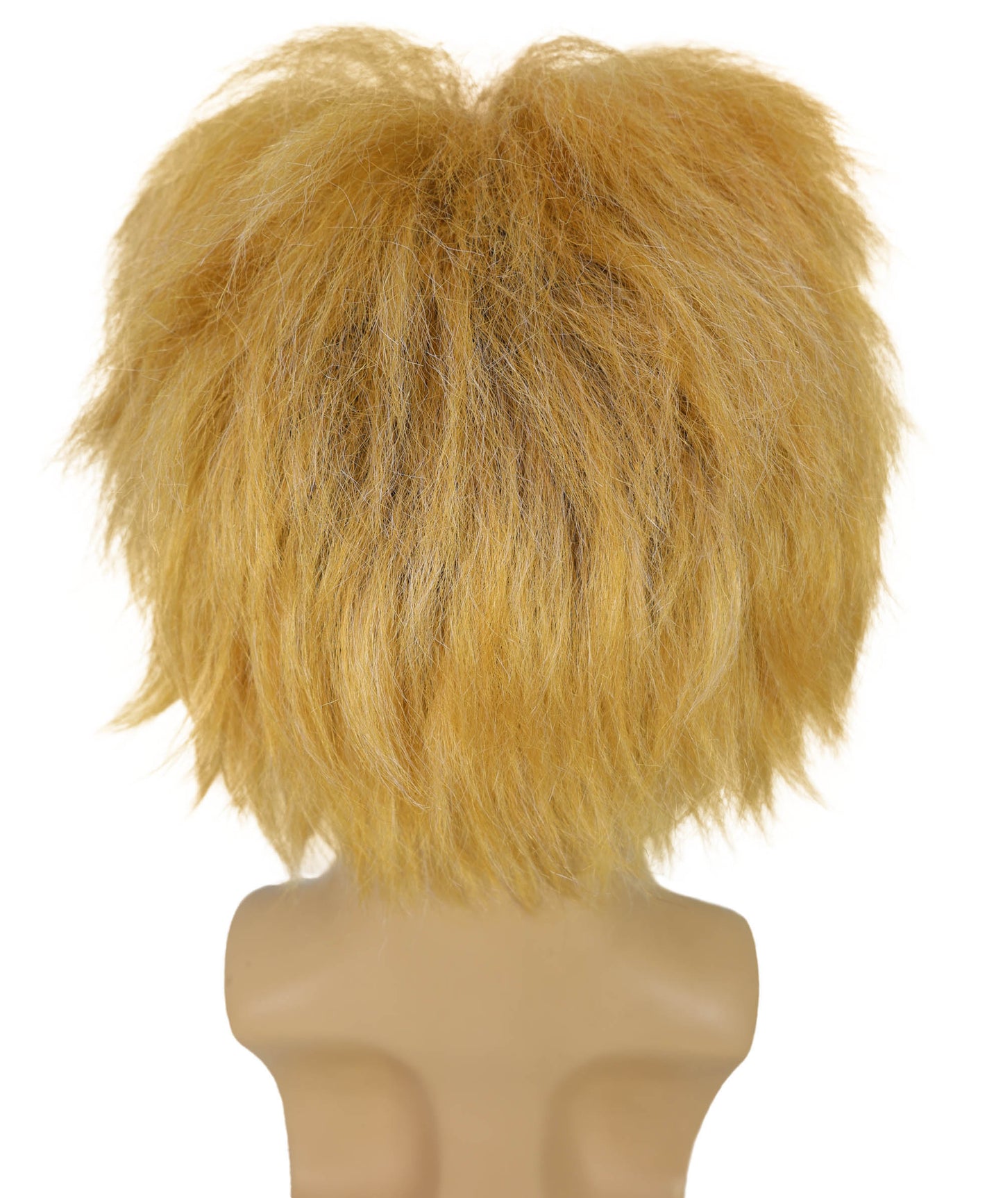 HPO Adult Men’s Brown Wild Werewolf Wig | Ideal for Halloween & animal-Themed  party | Flame-retardant Synthetic Fiber
