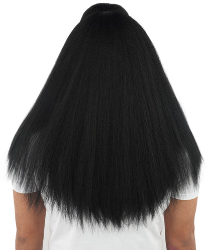 HPO Unisex Extreme Hairy Person Costume, Mask and Bundle - Full-Body Hair Suit Extra-Long Ash Brown Costume Wig for Halloween, Cosplay & Parties