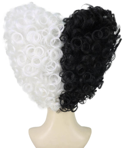 Red Heart Shaped Womens Wig , Queen Wig , Premium Breathable Capless Cap