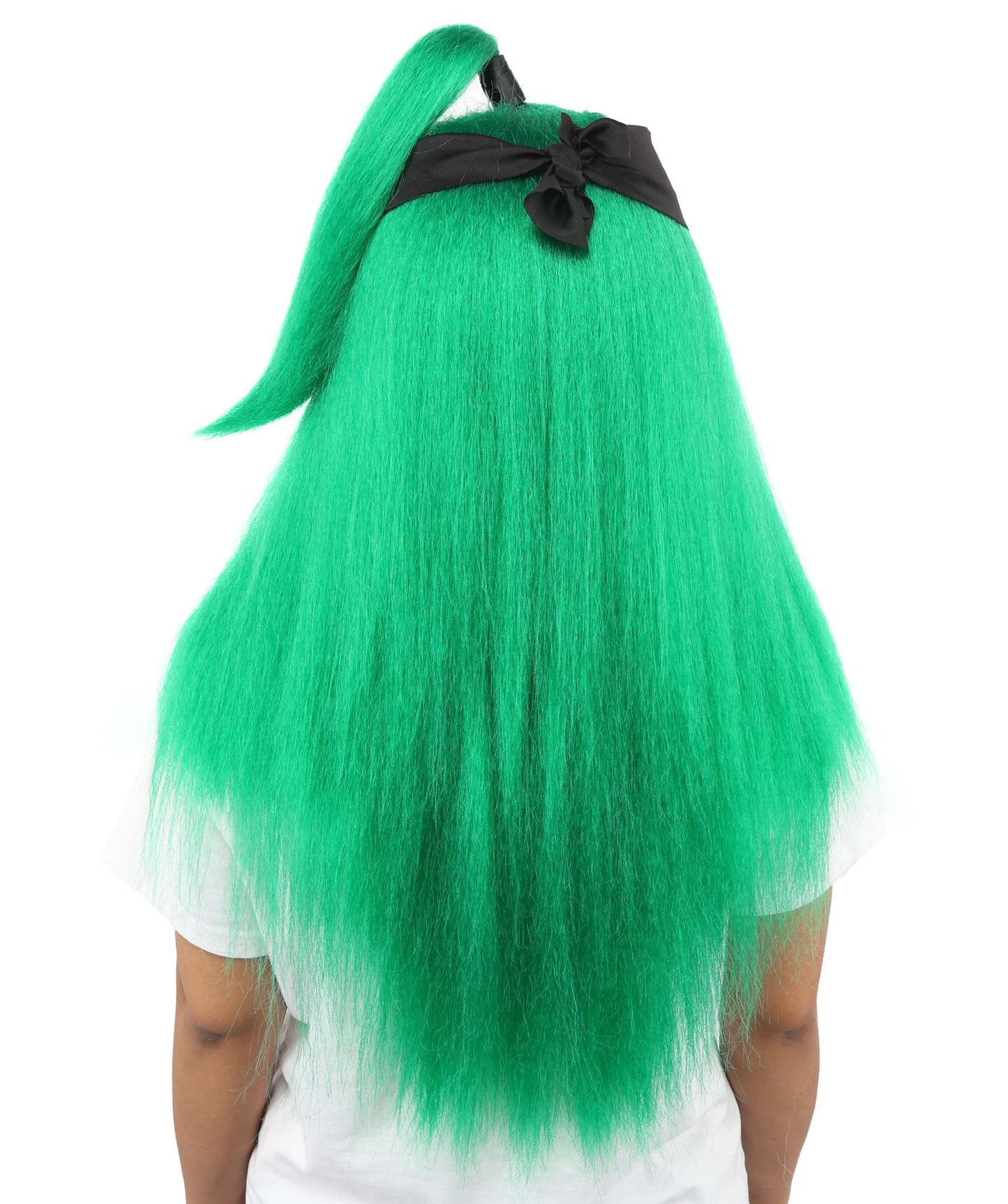 Women's High Ponytail Ninja Wig | Multiple Color Options | Create of synthetic fiber, long straight texture with top-tied fountain, breathable base | Cosplay, Halloween, theater, party, performance, costume events