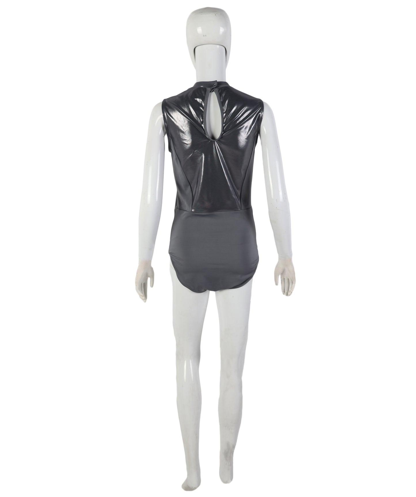 HPO Women's Classic Grey Bodysuit Costume | Women’s One Piece Swimsuit & Beach Wear Outfit | Well suited to Party & Club Wear