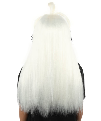 HPO Adult Women's Spider Gothic Sculpted Wig | Multiple Color Options, create of synthetic fiber, architectural spider-leg loops with blunt bangs, breathable base | Party, Halloween, theater, drag, performance, costume events