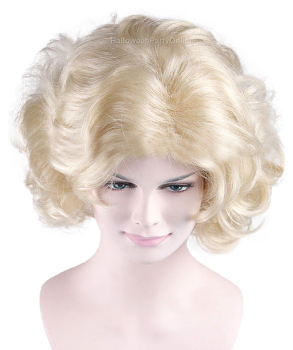 Actress Sexy Wig | Historical Character Blonde Halloween Wigs | Premium Breathable Capless Cap