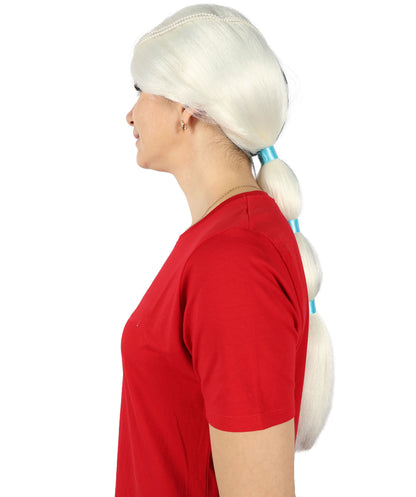 Womens Princess  Braided Wig | Black TV/Movie Wigs | Premium Breathable Capless Cap
