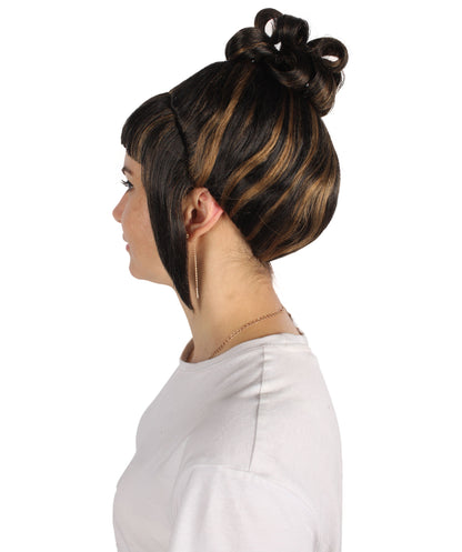 HPO  Women's Halloween Animated Lucy Updo Wig | Multiple Color Options