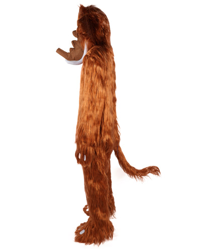 HPO Unisex Elephant Fur Costume – Plush and Cozy Animal Outfit – Perfect for Halloween and Cosplay Parties, Stage Performances – Soft Durable and Realistic Elephant Design!