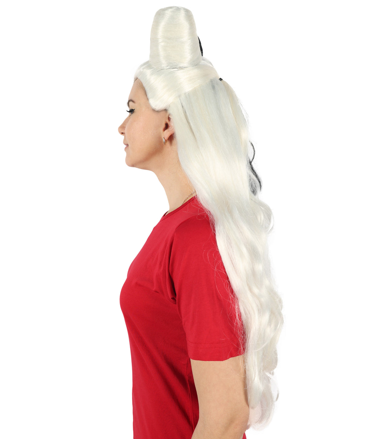 HPO Poison Wig , Red Fancy Wig , Premium Breathable Capless Cap