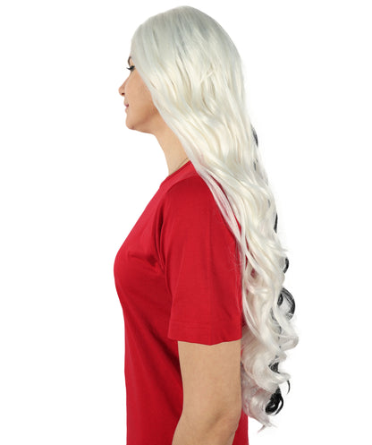 Super Long Women's Wig | Wavy Half Multiple Color Option Wig | Premium Breathable Capless Cap