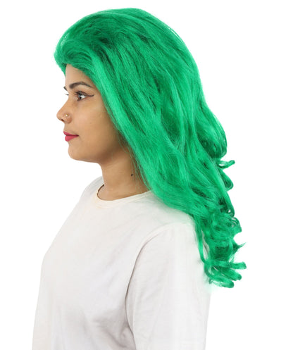 HPO Adult Women’s 16-Inch Medium Wig with Soft Curls | Multiple Color Options | Ideal for Cosplay, and Themed Events | Elegant, Versatile Hairpiece for Various Looks