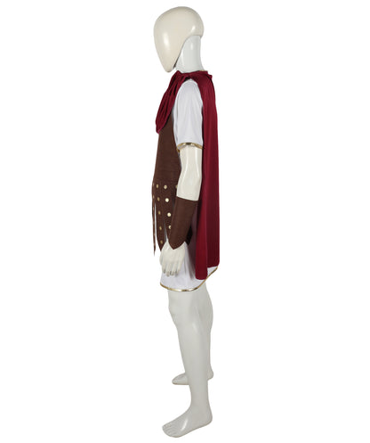 HPO Men's Roman Gladiator Viking Multiple Costume | Suitable for Halloween | Synthetic Fabric