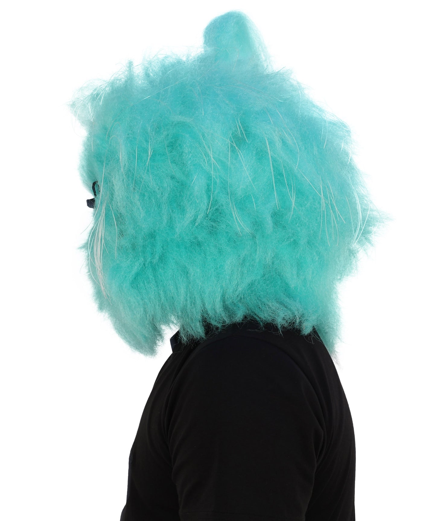 HPO Unisex Blue Furry Monster Costume, Mask and Bundle Set | Full Body Fur Costume with Matching Mask | Soft Plush Halloween Cosplay Outfit for Parties, Mascots & Performers