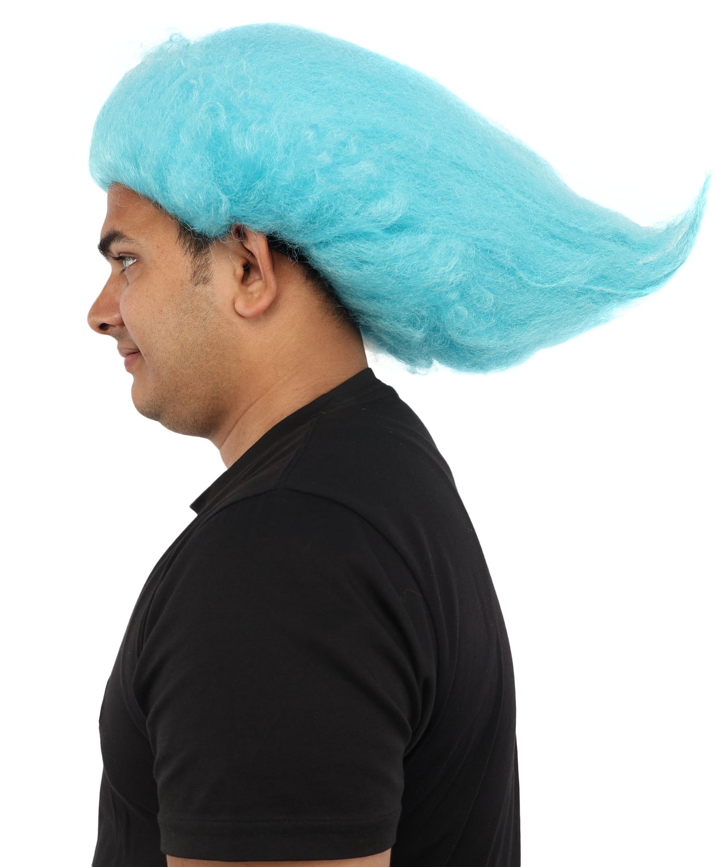 HPO Men's Wild Rocker Wig | Multicolor Options | Voluminous Frizzy Heavy Metal Hair, Two Tone Gradient & Breathable Cap | Halloween, Rock Troll Roleplay, 80s Costume, Theater & Concert Events