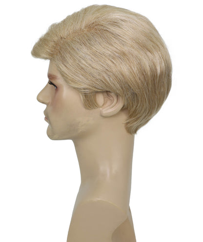 HPO Men's President Wig | Blonde Hairpiece with Styled Signature Look | Halloween, Costume Parties, Stage Acts & Themed Events