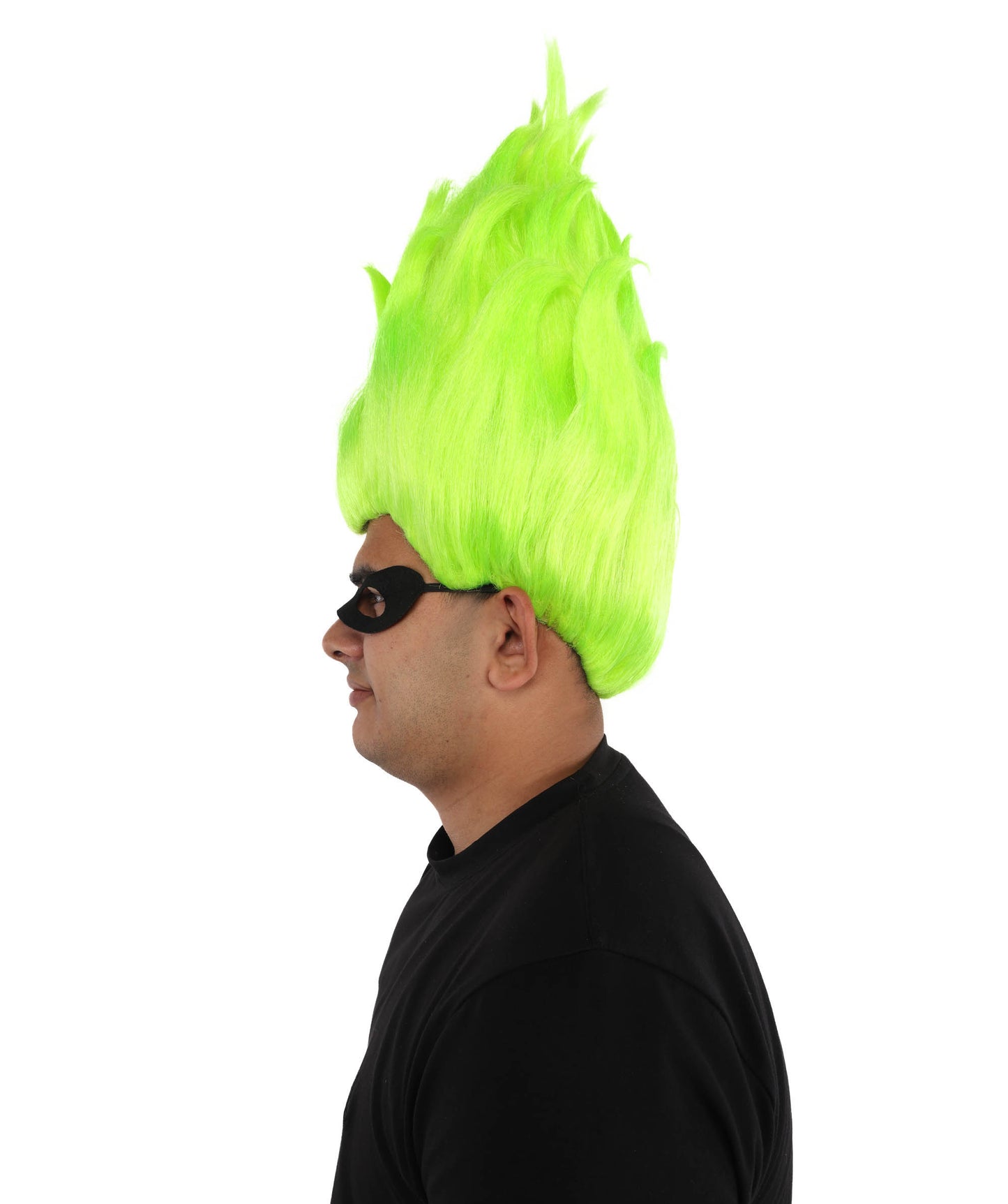HPO Animated Movie Supervillain Wig , Troll Wig , Premium Breathable Capless Cap