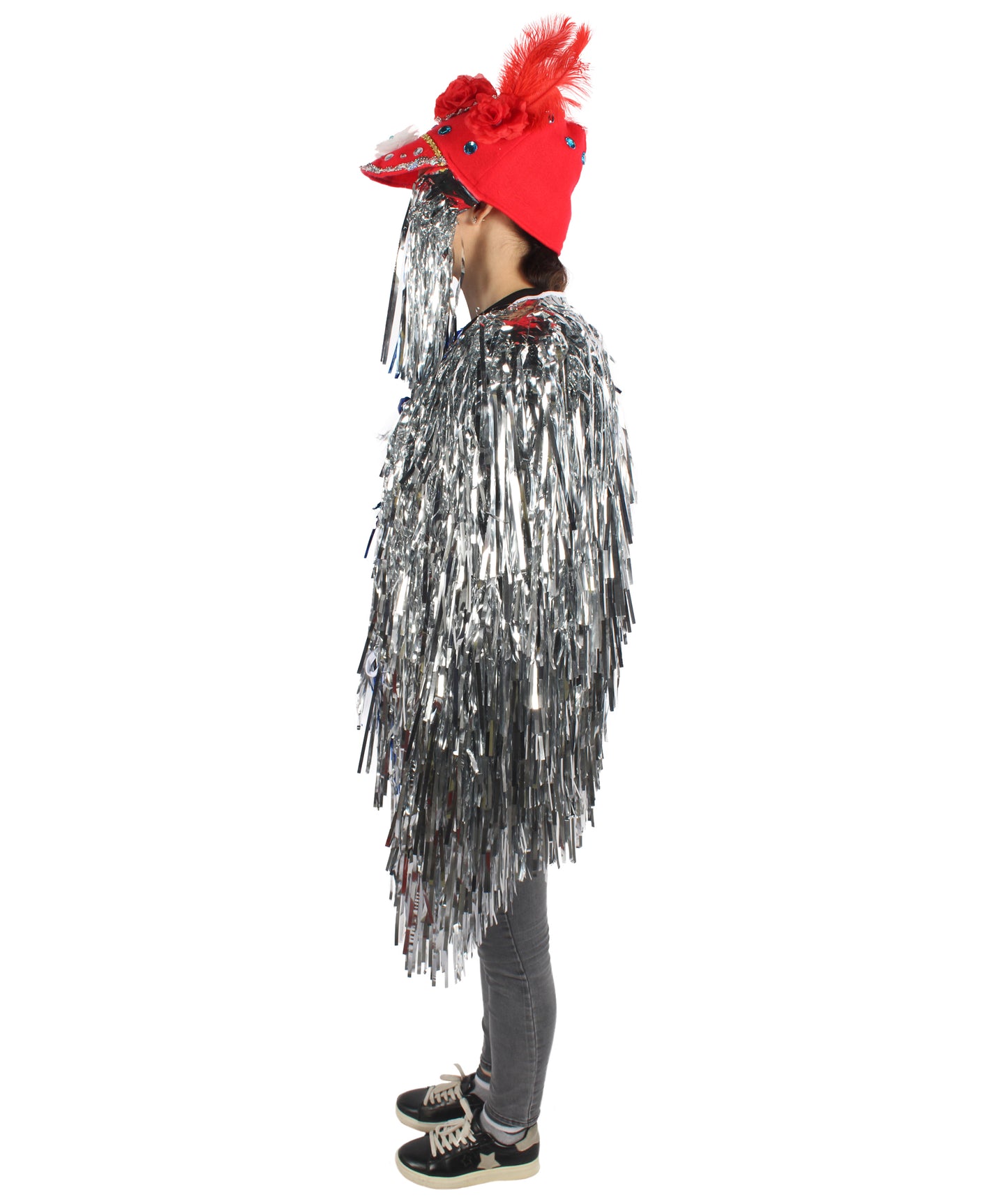 Adult Unisex DJ Tinsel Costume| Multiple Color Options