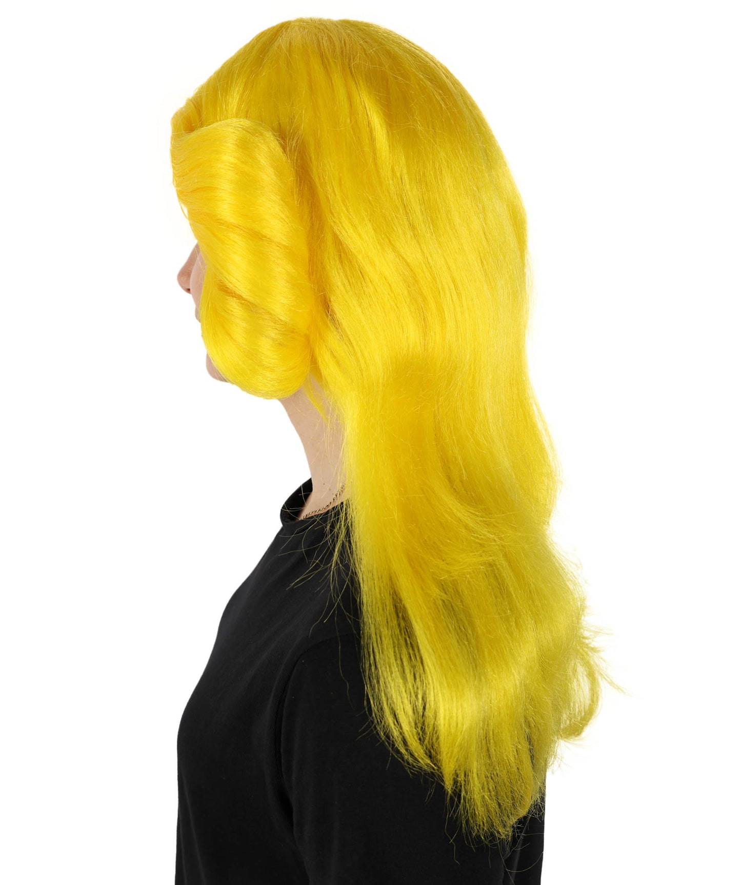 HPO Women's 70's Flick Multiple Color Retro Wig, Flame-retardant Synthetic Fiber