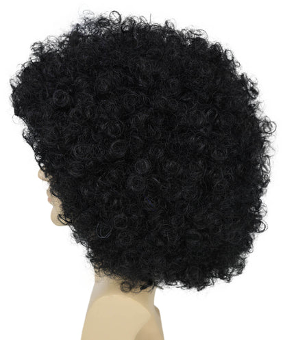 Men’s Big Curly Afro Wig | Bold Hair for Halloween, Themed Parties | Multiple Color Options