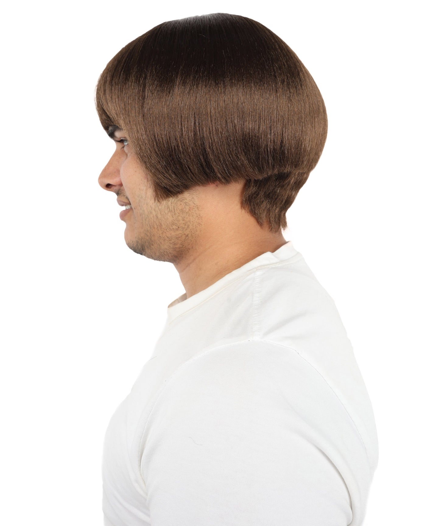 Adult Men’s Earfquake-Inspired Retro Blue Suit Costume & Multiple Bob Wig Bundle | Included sunglass | Bold Retro Look for Cosplay & Costume Events