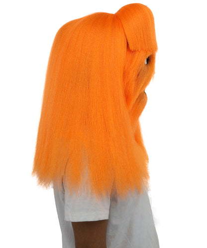 HPO Teen Extreme Hairy Person Costume Bundle & Mask Set - Full-Body Hair Suit Extra-Long Costume Wig for Halloween, Cosplay & Parties - Multiple Color Options