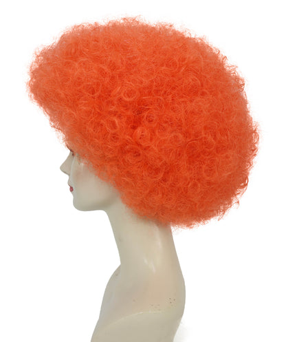 Adult Unisex Big Curly Afro Wig | Bold Costume Hair for Halloween, Cosplay, and Themed Parties | Multiple Color Options