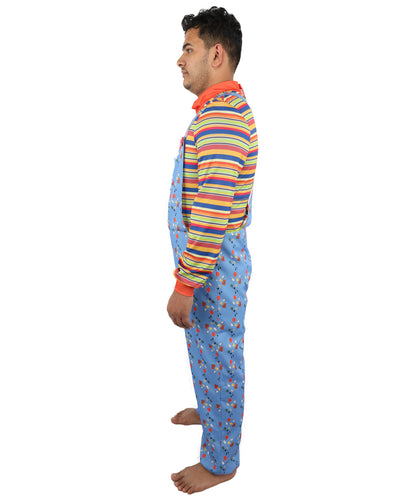 HPO Men's Junior Police Officer Costume Set | Blue Ronior and NW Fabric Construction with Matching Cap | Ideal for Halloween, Theater, Drag, and Themed Performance Events