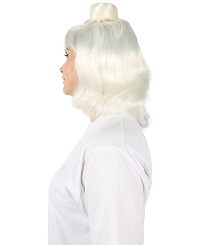 HPO Space Buns | Women's Multiple Straight Shoulder Length Trendy Space Buns Wig