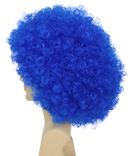 Men’s Big Curly Afro Wig | Bold Hair for Halloween, Themed Parties | Multiple Color Options