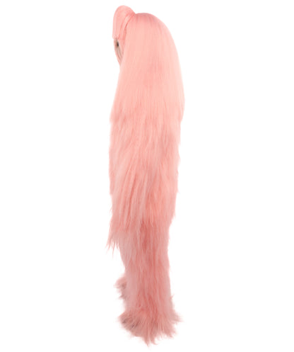 HPO Teen Extreme Hairy Person Costume Bundle & Mask Set - Full-Body Hair Suit Extra-Long Costume Wig for Halloween, Cosplay & Parties - Multiple Color Options