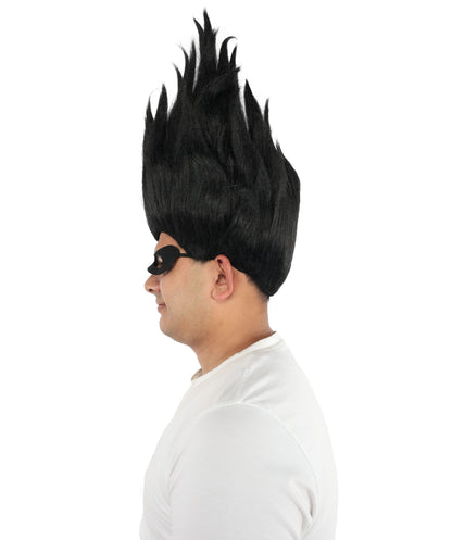 HPO Animated Movie Supervillain Wig , Troll Wig , Premium Breathable Capless Cap
