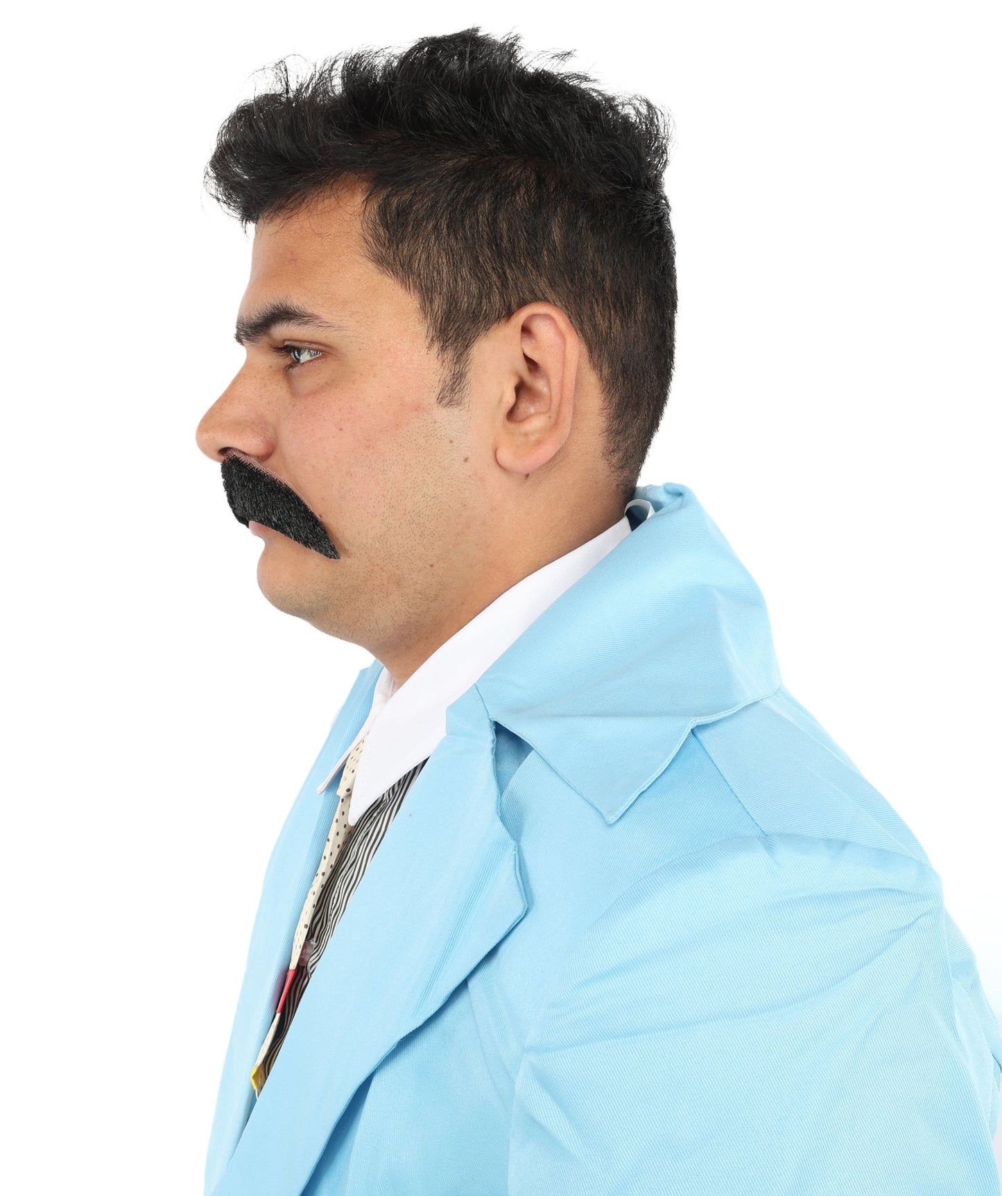 Premium Cowboy Horseshoe Synthetic Facial Hair Mustache | HPO