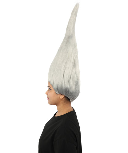 HPO Adult & Teen Women's Tall Cone Wig | Multicolor Options, create of synthetic fiber, extremely tall smooth pointed texture, breathable base | Party, Halloween, theater, drag, performance, costume events