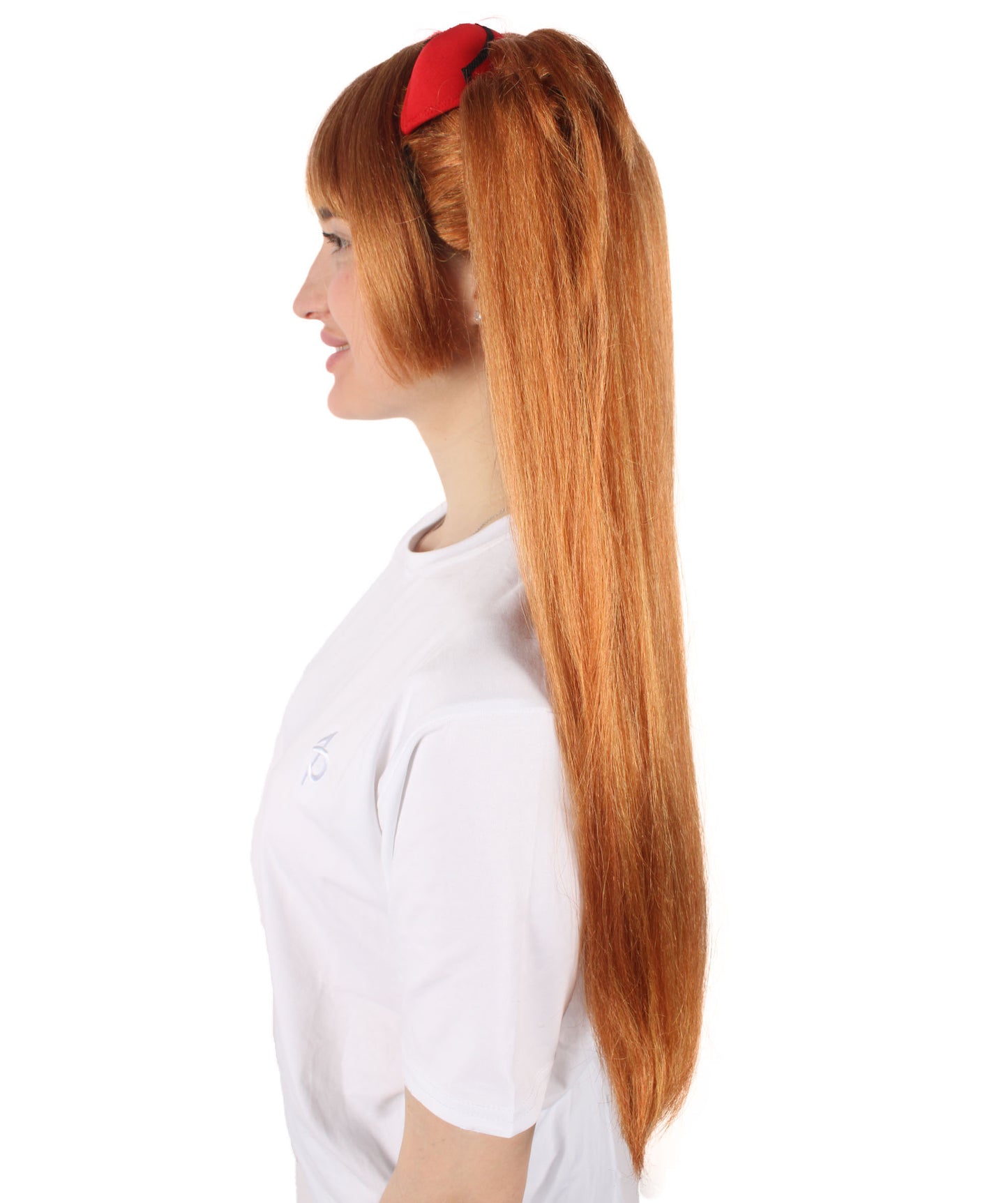 HPO Women's Anime Protagonist Double Ponytail Brown Wig | Perfect for Halloween| Flame-retardant Synthetic Fiber