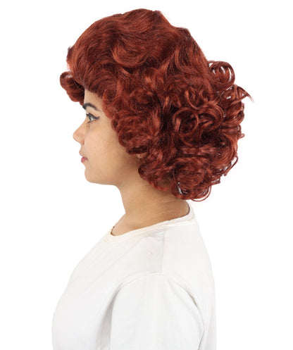 HPO Adult Women's Dame Edna Everage Wigs | Multiple Color Options | Drag Queen-Inspired Colorful Synthetic Hair for Parties, Stage Events | Breathable Capless Design