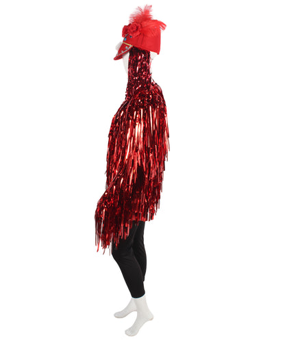 Red/Silver Tinsel Costume