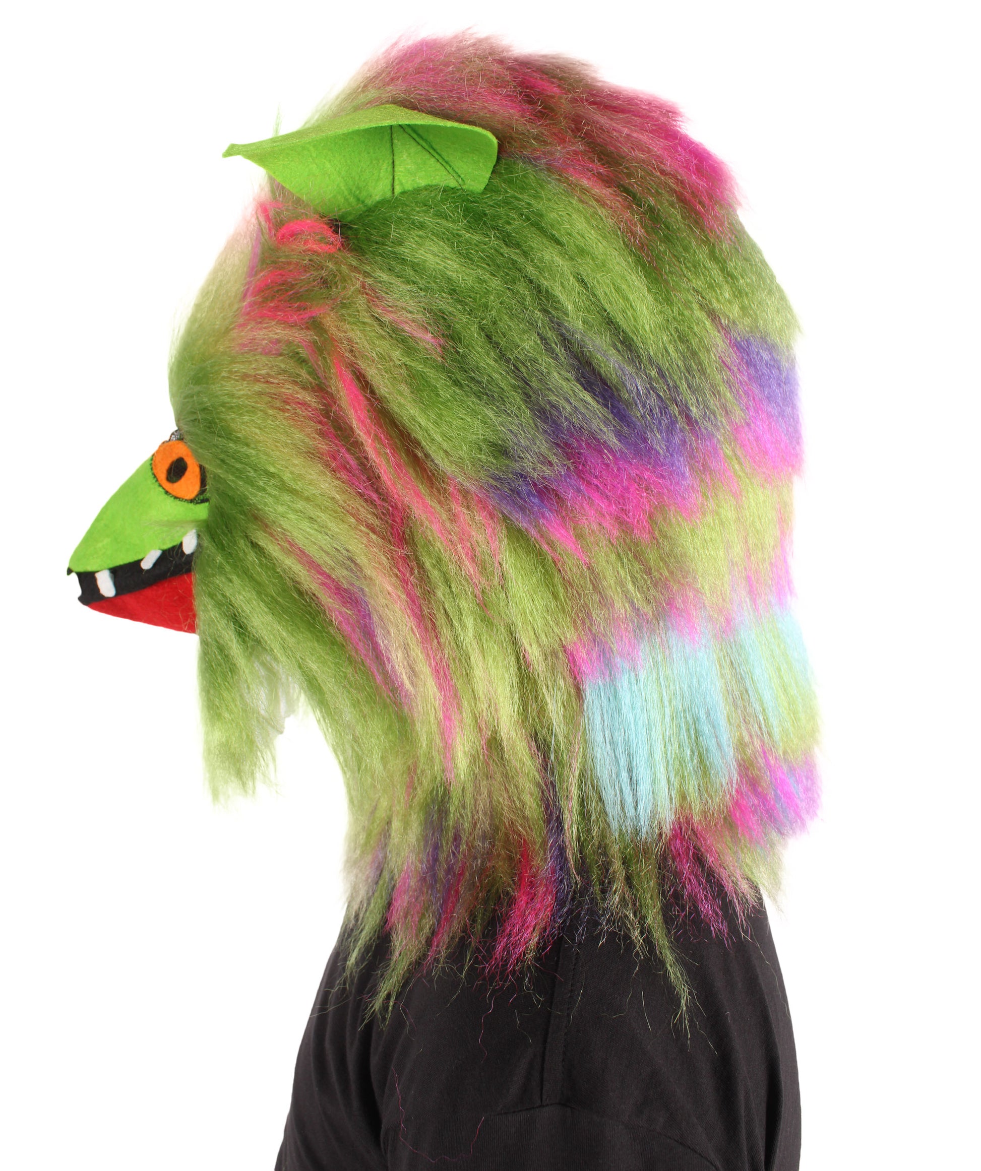  Unisex Vibrant Colored Evil Furry Monster Mask